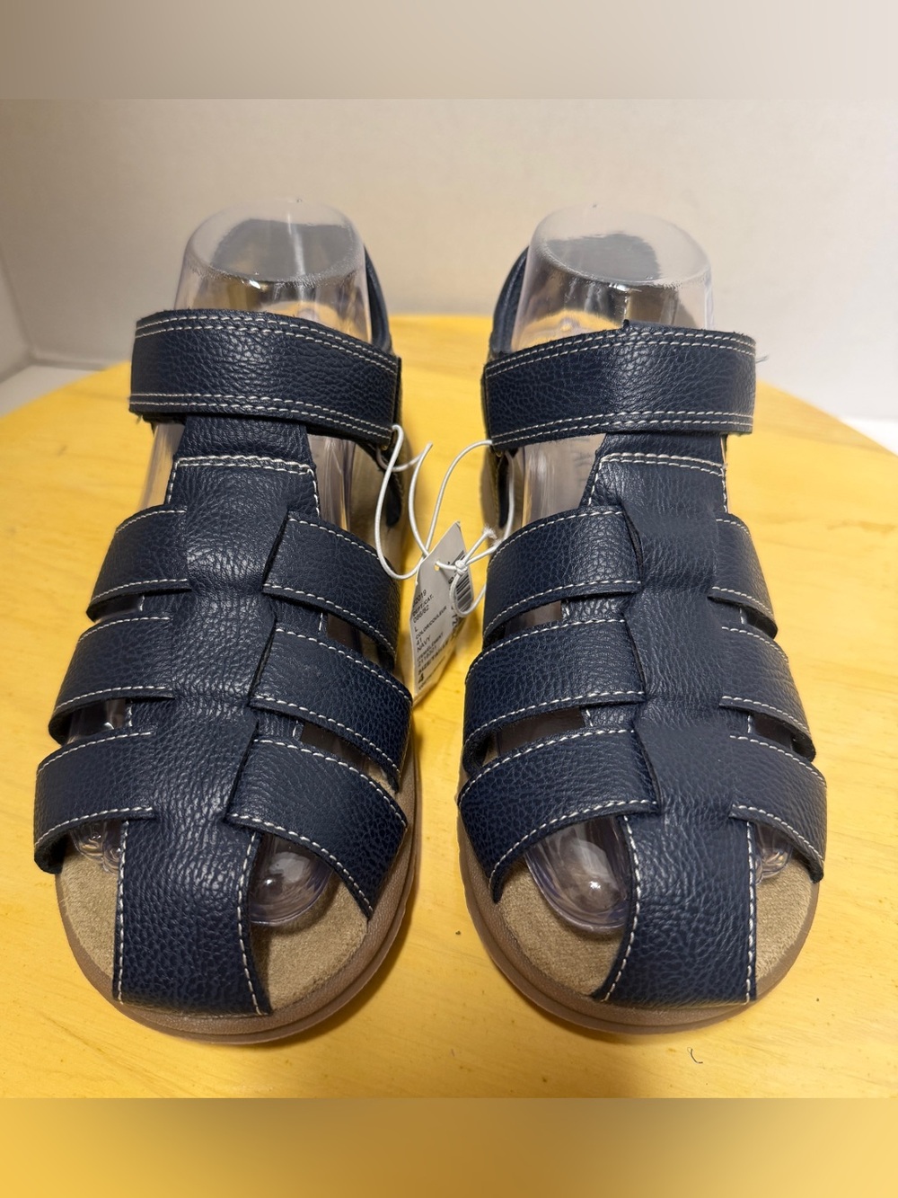 The Children's Place Boys Navy Blue Fisherman Sandals Closed Toe Summer Shoes